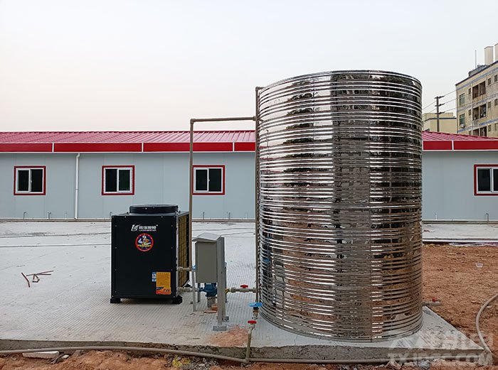 临建工地宿舍空气能热泵热水工程